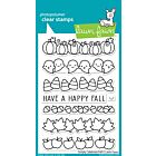 Lawn Fawn 4x6 clear stamp set simply celebrate fall