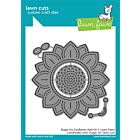 Lawn Fawn dies magic iris sunflower add-on