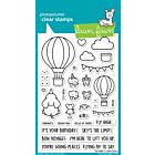 Lawn Fawn 4x6 clear stamp set Fly High