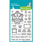 Lawn Fawn 4x6 clear stamp set Wheely Great Day