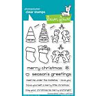 lawn fawn 4x6 clear stamp set christmas before 'n afters