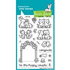 Lawn Fawn 4x6 clear stamp set happy couples