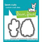 Lawn Fawn dies sometimes life is prickly lawn cuts