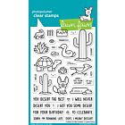 Lawn Fawn 4x6 clear stamp set critters in the desert