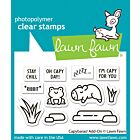 Lawn Fawn 2x3 clear stamp set capybaras! add-on
