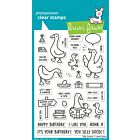 Lawn Fawn 4x6 clear stamp set silly goose!