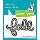 Lawn Fawn stand-alone scripty fall