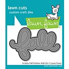 Lawn Fawn stand-alone scripty fall outline add-on