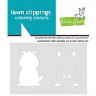 Lawn Fawn quokka my world coloring stencil