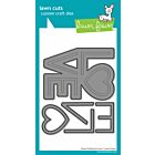 Lawn Fawn stand-alone die giant outlined love