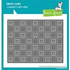 Lawn Fawn stand-alone die checkered hearts backdrop: landscape
