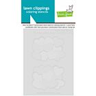 Lawn Fawn how you bean? conversation heart add-on coloring stencils
