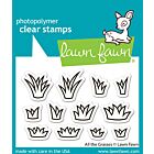 Lawn Fawn 2x3 clear stamp set all the grasses