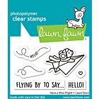 Lawn Fawn 2x3 clear stamp set have a mice flight