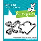 Lawn Fawn coordinating dies have a mice flight lawn cuts