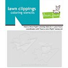 Lawn Fawn have a mice flight coloring stencils