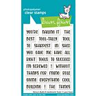 Lawn Fawn 3x4 clear stamp set henry's build-a-sentiment: tools