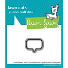Lawn Fawn dies tiny sentiments: graduation lawn cuts