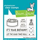 Lawn Fawn 2x3 clear stamp set year sixteen