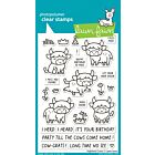 Lawn Fawn 4x6 clear stamp set highland cows!