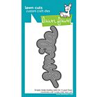 Lawn Fawn stand-alone die scripty smile outline add-on
