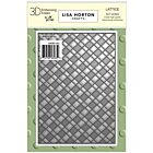 Lisa Horton Crafts Embossing Folder Lattice
