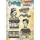 PaperArtsy Lynne Perrella 77 (A5 set, cling-foam trimmed)