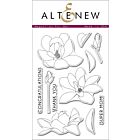 Altenew clear stamp set Magnolias For Her 