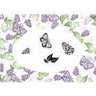 Card-io Lovely Lilacs Majestix Clear Stamp Set