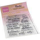 Marianne Design Clear Stamps Eline's Animals - Tekst (ENG) 102x180mm