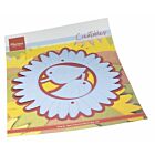 Marianne Design Creatable Zonnebloem doily LR0824 122x122,5mm