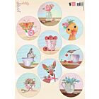 Marianne Design Decoupage Sensibility - Zomercirkels 7 cm EWK1299 9 designs 70mm, A4