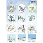 Marianne Design Decoupage Tiny's mini's Winter IT615 12 designs (6 round, 6 square)