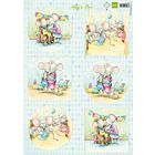 Marianne Design Knipvellen Hetty's pasgeboren muizen A4