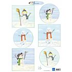 Marianne Design Knipvellen Tiny's Snowmen A4