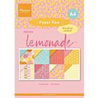 Marianne Design Paperpad Fresh Lemonade PK9190 A4, 8 patterns, double sided, 16 sheets