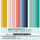 Masterpiece Papercollection Cardstock Basics #4 12x12 10sht MP202101