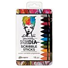 Dina Wakley MEdia Scribble Sticks 2 