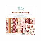 Mintay Rust & Rose 8x8 Inch Scrapbooking Paper Pad (MT-RAR-08)