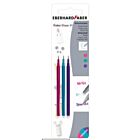 Navulling Eberhard Faber gelpen assorti 3st.( roze, paars, turquoise)