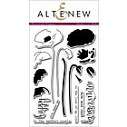 Altenew clear stamp set Painted Poppy 