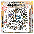 AALL & Create Energy in Orbit 6x6 Inch Stencil Bubble Field (AALL-PC-261)