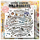 AALL & Create Energy in Orbit 6x6 Inch Stencil Orbit Lines (AALL-PC-262)