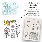 Polkadoodles Colour & Create Funky Hello 2-in-1 Creative Stencil (PD8709)