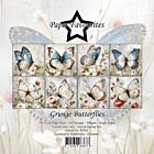 Paper Favourites Grunge Butterflies 6x6 Inch Paper Pad (PF561)