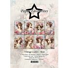 Vintage Ladies Rose A5 Paper Pack (PFA114)   