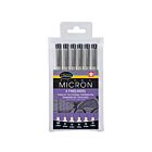 Sakura Pigma Micron Etui 6 Fineliners Zwart