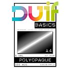 De Duif Basics Polyopaque mat zwart A4 300mic 5 vel