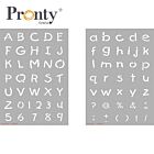 Pronty Mask stencil Alphabet 2x set A4  A4