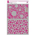 Pronty Stencil Kisses & grunge circles A4 Julia Woning 